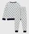 Kinder-Pyjama aus Nicki mit Sternmotiv BELUGA/ ADRIATIC