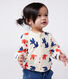 Baby-Cardigan aus Baumwolle mit Vogelmotiv