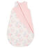 Wendeschlafsack aus Rippstrick für Mädchen weiss MARSHMALLOW/weiss MULTICO