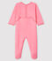 Rosafarbener Baby-Strampler aus Nicki für Mädchen rosa GRETEL