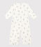 Bedruckter Kombi-Overall aus Baumwolle weiss MARSHMALLOW/grau GRIS
