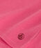 Kurzärmeliges Kinder-T-Shirt aus einfarbiger Baumwolle rosa PEONIA
