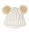 Kinderm&uuml;tze f&uuml;r M&auml;dchen weiss/gelb