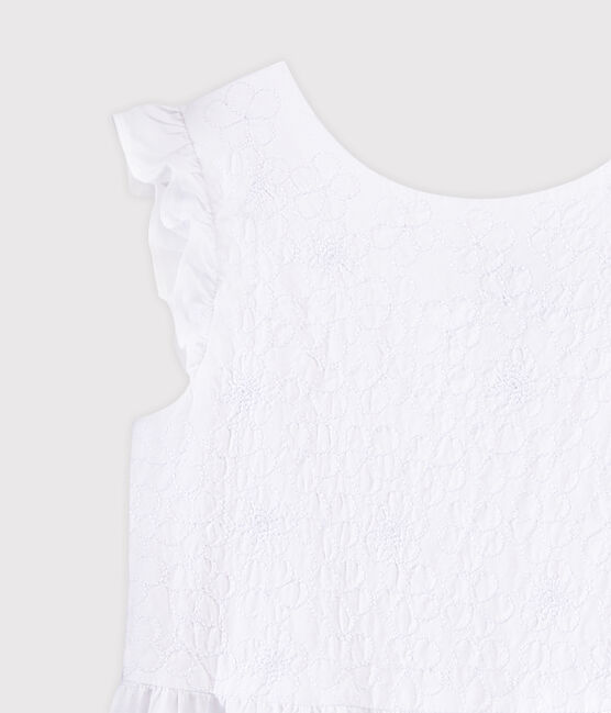 Festliches Mädchen-Kleid weiss ECUME