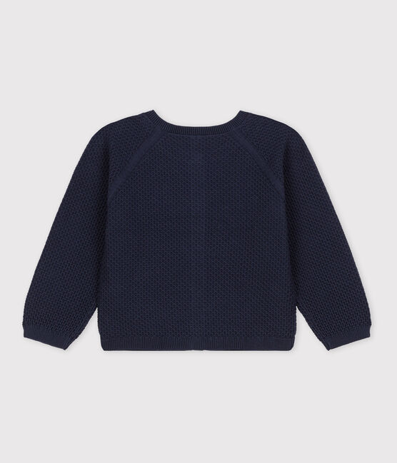 Kinder-Cardigan aus Baumwolle für Mädchen blau SMOKING
