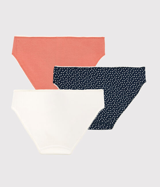 3er-Set Slips aus Baumwolle mit Herzmotiv für Mädchen variante 1