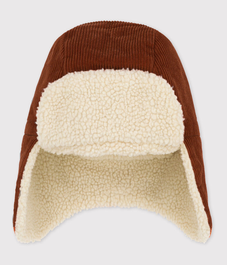 Kinder-Schapka f&uuml;r Jungen und M&auml;dchen braun/naturfarben