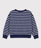 Kinder-Sweatshirt aus Molton für Mädchen und Jungen CHALOUPE/ MARSHMALLOW
