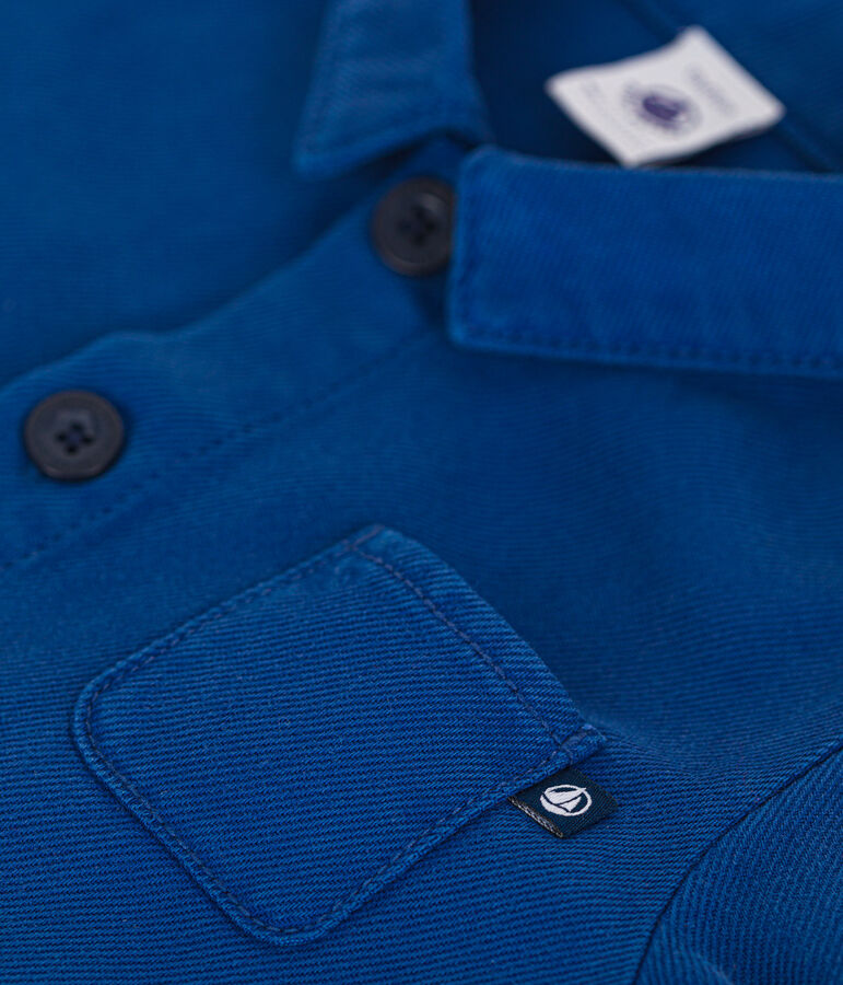 Langer Baby-Overall aus Lyocell-Baumwolle blau