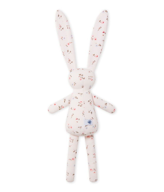 Doudou lapin bébé mixte imprimé rosa VIENNE/weiss MULTICO
