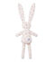 Doudou lapin bébé mixte imprimé rosa VIENNE/weiss MULTICO