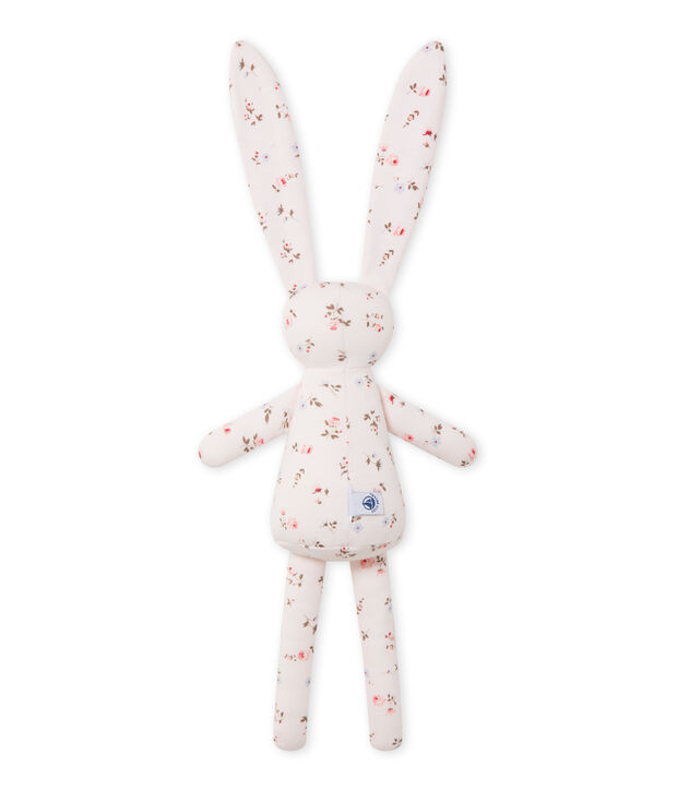 Doudou lapin b&eacute;b&eacute; mixte imprim&eacute; rosa/vielfarbig