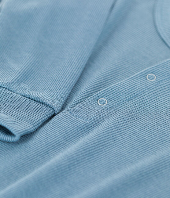 Pyjama aus Baumwolle und Lyocell für Damen blau ROVER