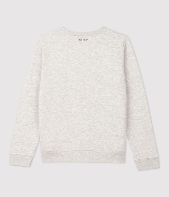 Kinder-Sweatshirt aus Molton für Mädchen / Jungen grau BELUGA CHINE