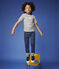 Kinder-Jeanshose für Jungen blau DENIM BRUT