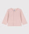 Baby-Cardigan aus Molton rosa SALINE
