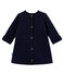 Glitzerndes Baby-Kleid aus Molton für Mädchen blau SMOKING/gelb DORE