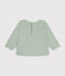 Baby-Sweatshirt aus Molton grün HERBIER