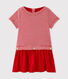Baby-Mädchen-Kleid mit Milleraies-Ringelmuster