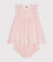 Kurzärmeliges Babykleid mit Bloomers aus Musselin AVALANCHE/ PANTY