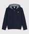 Kinder-Fleecejacke mit Kapuze für Mädchen / Jungen blau SMOKING