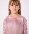 Kinder-Streifenshirt "Marinière" aus Baumwolle rot MILK/ AMARANTE