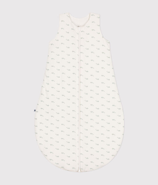 Baby-Schlafsack aus Nicki mit Walmotiv TOG-Wert 3 weiss MARSHMALLOW/ HERBIER