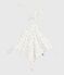 Baby-Kuscheltier aus Baumwolle mit Blumenmotiv weiss MARSHMALLOW/weiss MULTICO