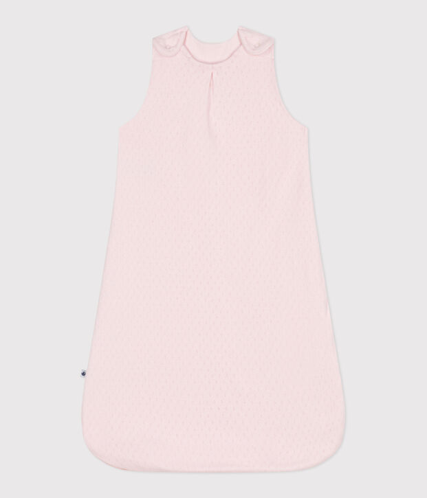 Babyschlafsack aus einfarbiger Baumwolle TOG 0,5 FLEUR