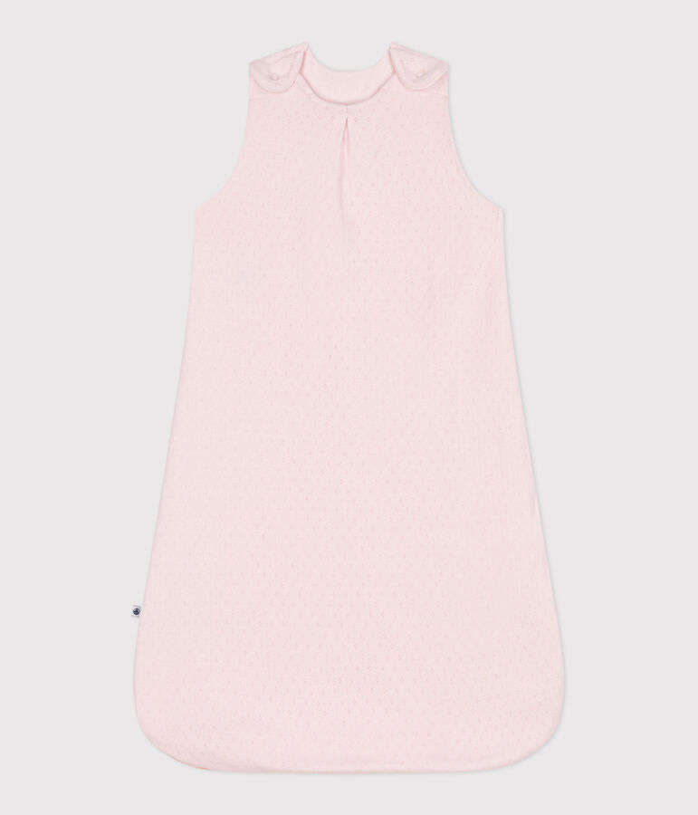 Babyschlafsack aus einfarbiger Baumwolle TOG 0,5 rosa