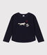 Sweatshirt aus Molton für Kinder/Mädchen