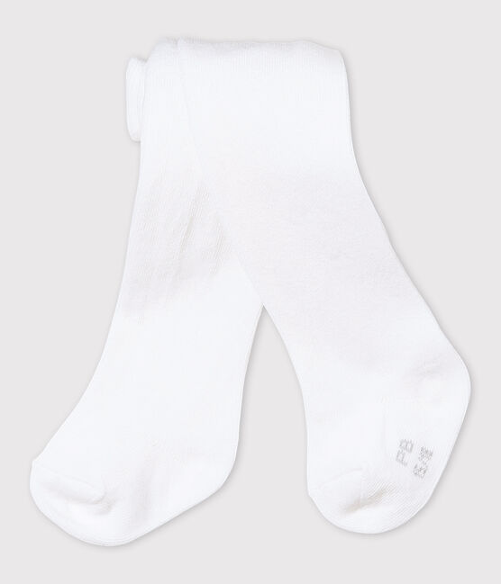 Baby-Strumpfhose für Mädchen weiss LAIT
