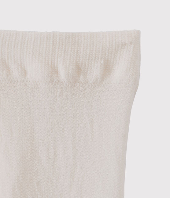 Kinder-Strumpfhose Mädchen weiss COQUILLE