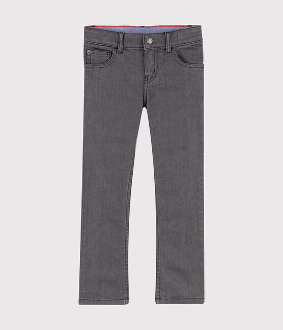 Kinder-Jeanshose für Jungen grau GRIS MOYEN