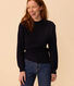 Damenpullover aus Baumwolle mit Patentmuster