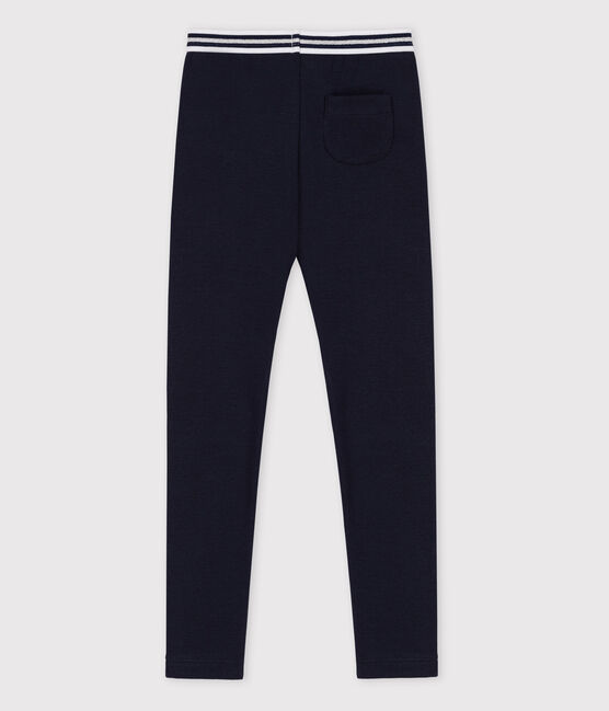 Kinder-Jeggings aus Baumwolle mit Elastan für Mädchen blau SMOKING