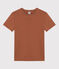 T-Shirt L’ICONIQUE aus Baumwolle mit rundem Ausschnitt für Damen braun CINA