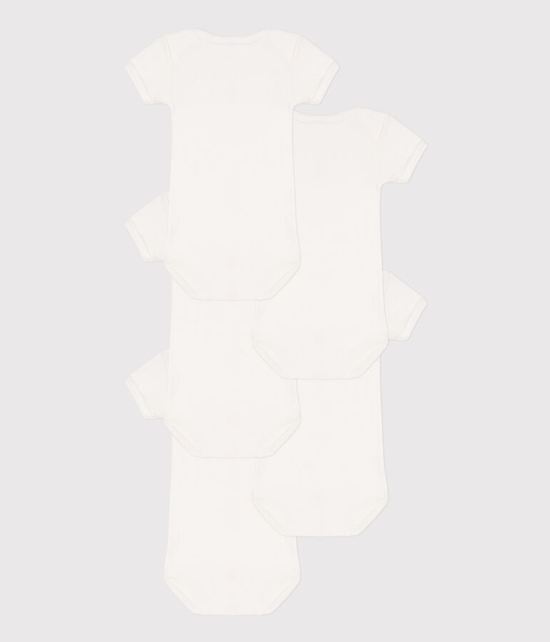 5er-Set kurz&auml;rmelige Bodys aus Baumwolle mit H&auml;schenmotiv vielfarbig