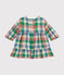 Langärmeliges Baby-Kleid aus Musselin weiss AVALANCHE/ MULTICO
