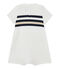 Kurzer Baby-Jungen-Einteiler weiss MARSHMALLOW/weiss MULTICO