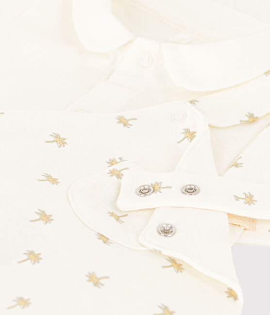 Baby-Set mit Latzhose und Body aus Baumwolle weiss MARSHMALLOW/weiss MULTICO