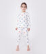 Langärmeliger Kinder-Pyjama aus Baumwolle mit Herz-Motiv