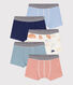 5er-Set Boxershorts aus Baumwolle mit Wolkenmotiv für Jungen