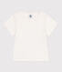 Kurzärmeliges Kinder-T-Shirt aus einfarbiger Baumwolle