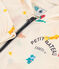 Kinder-Windjacke aus recycltem Material weiss AVALANCHE/ MULTICO