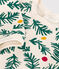 Strampler aus aufgerautem Molton mit Tannenbaum-Motiv weiss AVALANCHE/ MULTICO