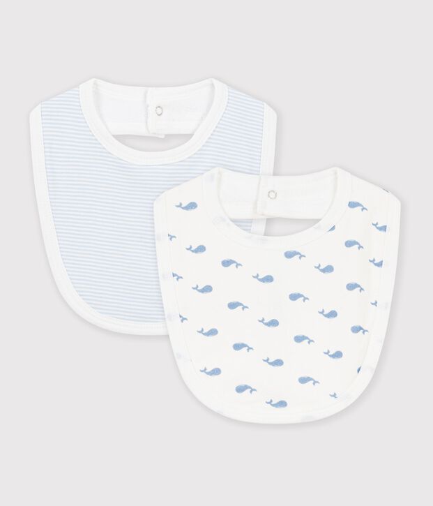 Set Baby-L&auml;tzchen aus Baumwolle mit Walmotiv vielfarbig