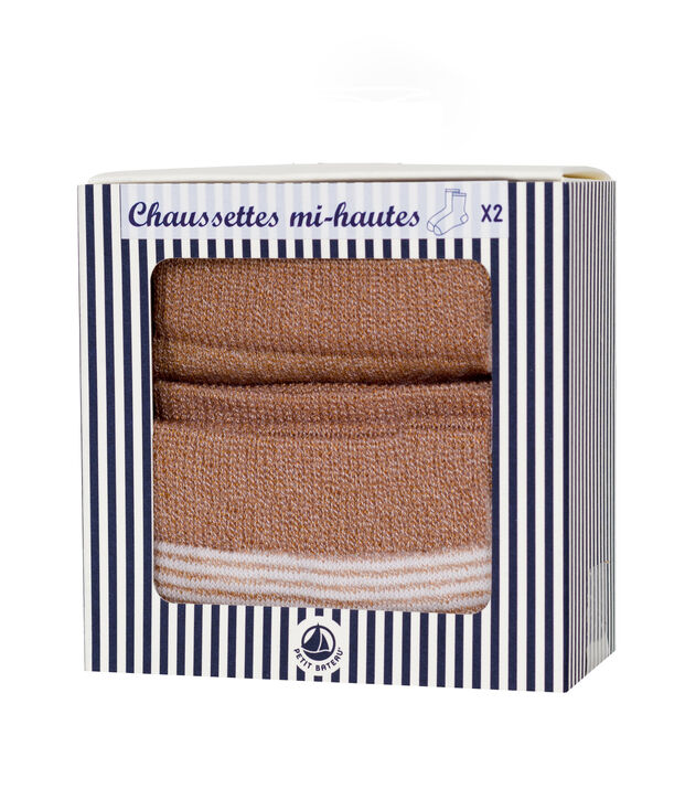 Set aus 2 paar socken damen vielfarbig