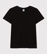 Damen-T-Shirt LE DROIT aus Baumwolle mit Rundhalsausschnitt