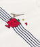 T-Shirt Mr. Men und Little Miss aus Baumwolle für Babys weiss MARSHMALLOW